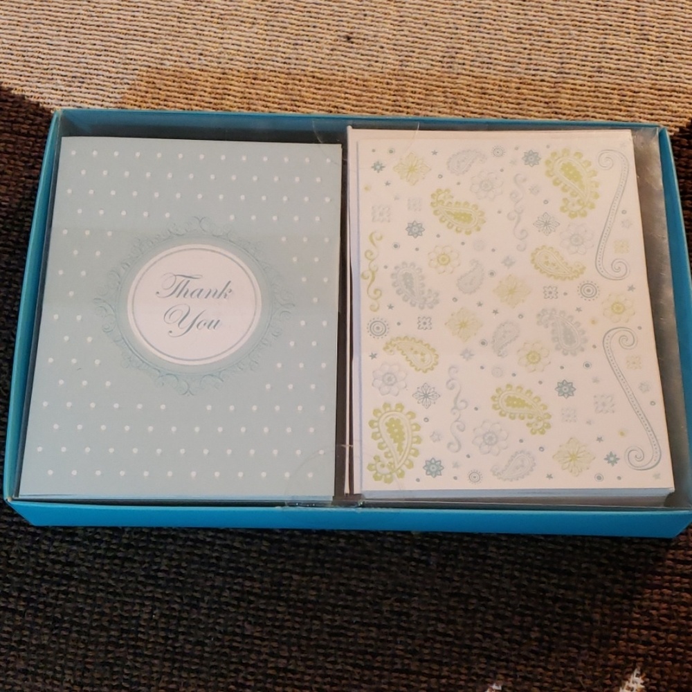 Assorted thank you note cards